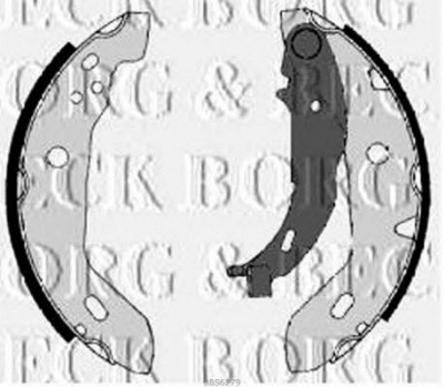 BORG & BECK bbs6279 -  Комплект тормозных колодок